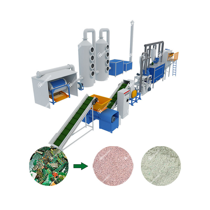 Henan Renewable Waste PCB Recycling Machine Factory Direct E-Waste Recycled Machine Manufacturers