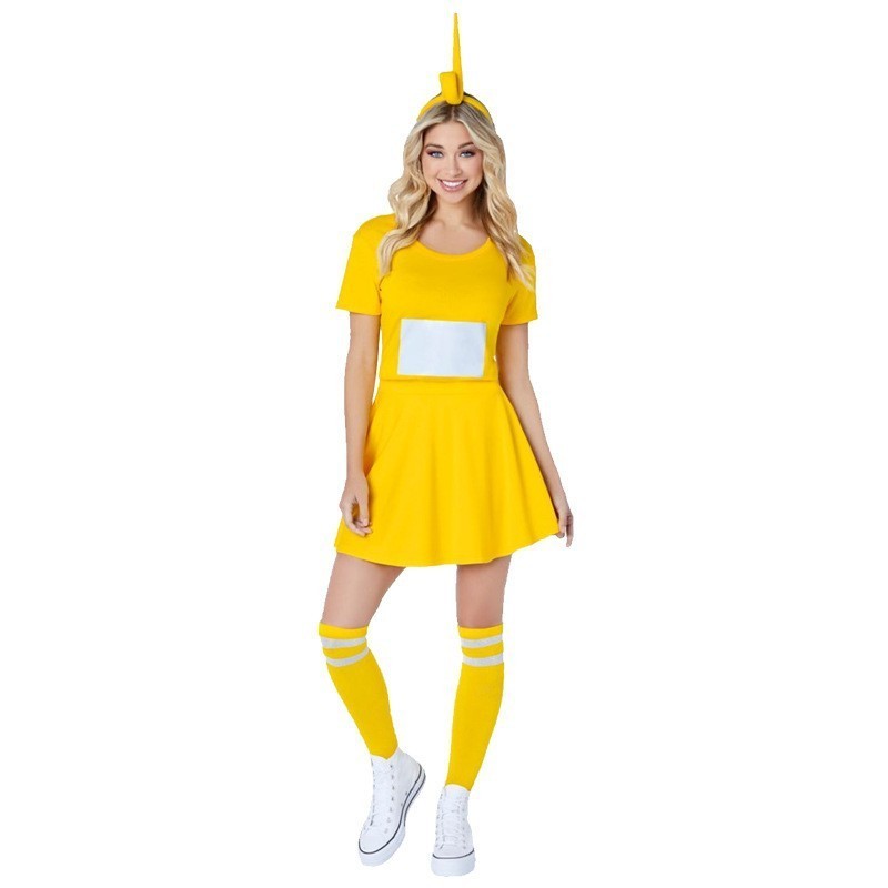 2023 Women Skirt Dress Halloween Cartoon Cute Anime Party Costumes Teletubbies Cosplay Movie Costume