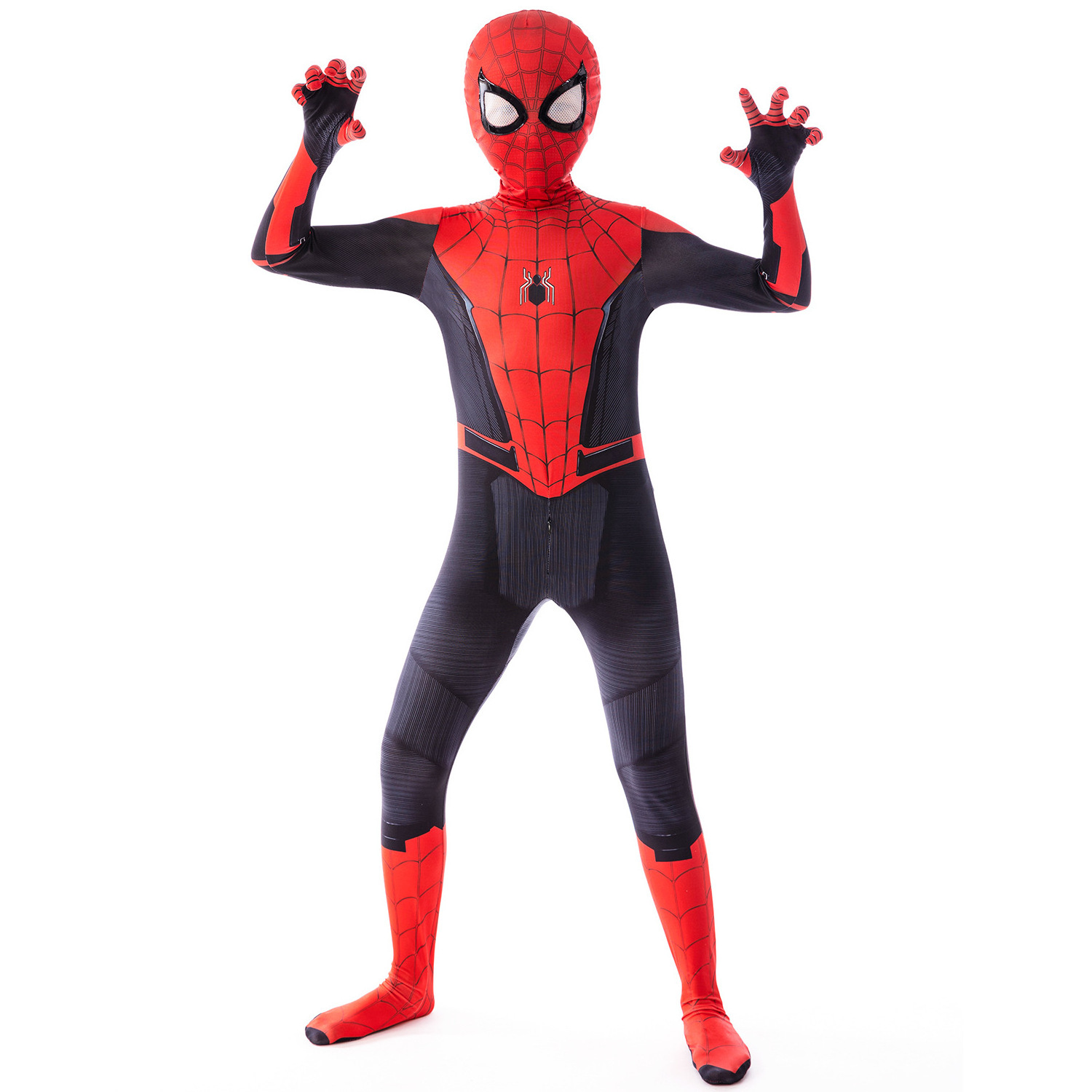 Best Selling Kids Clothing Spider Man Cos Jumpsuit Miles Expedition Suit Halloween Anime Costume