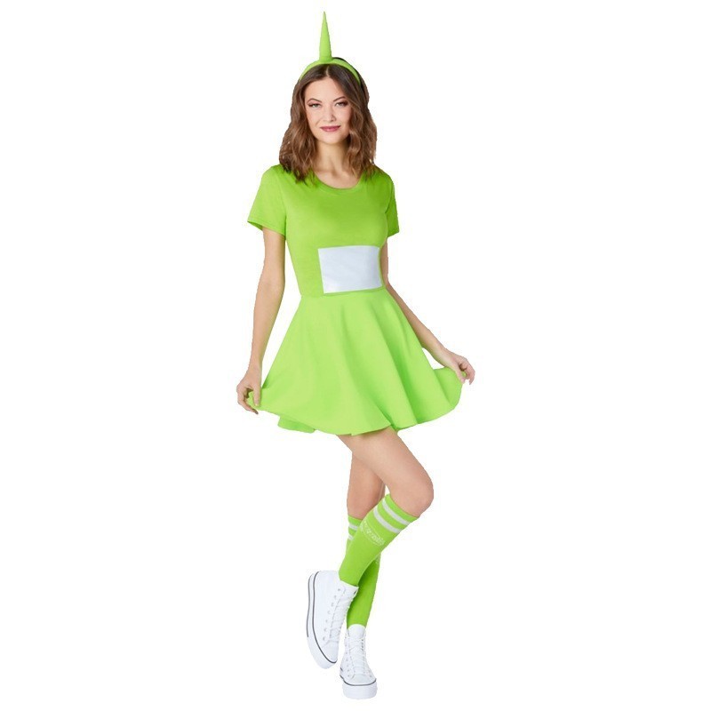 2023 Women Skirt Dress Halloween Cartoon Cute Anime Party Costumes Teletubbies Cosplay Movie Costume