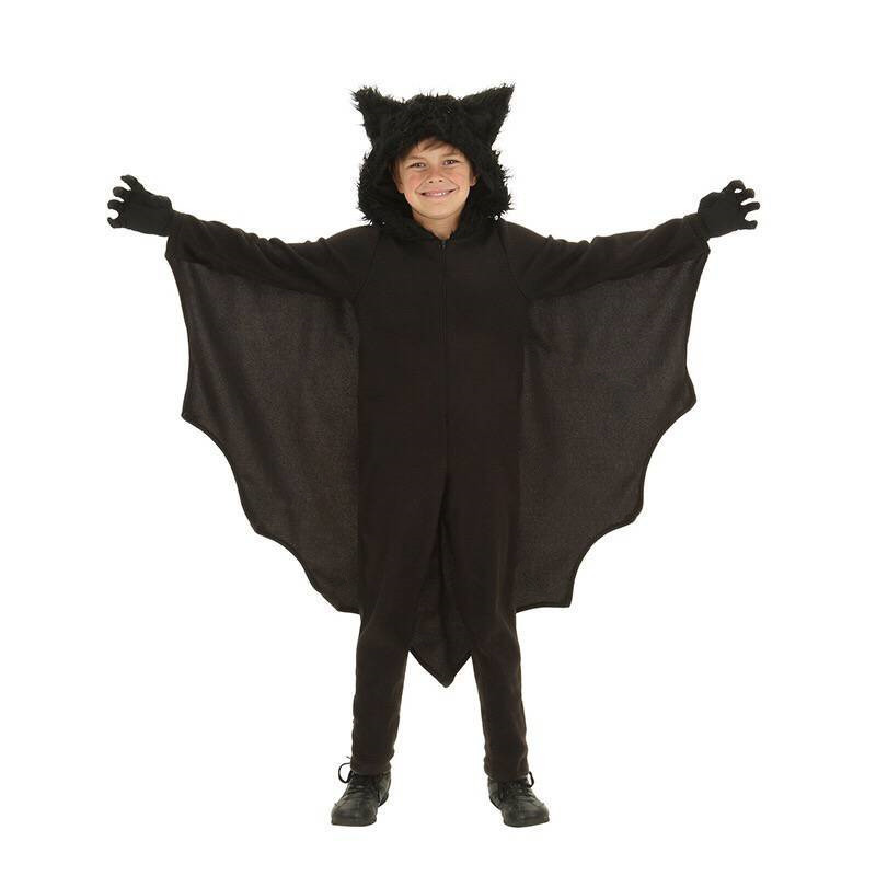 Children's vampire costume Bat jumpsuit Children's Halloween cosplay costume Ball performance costume