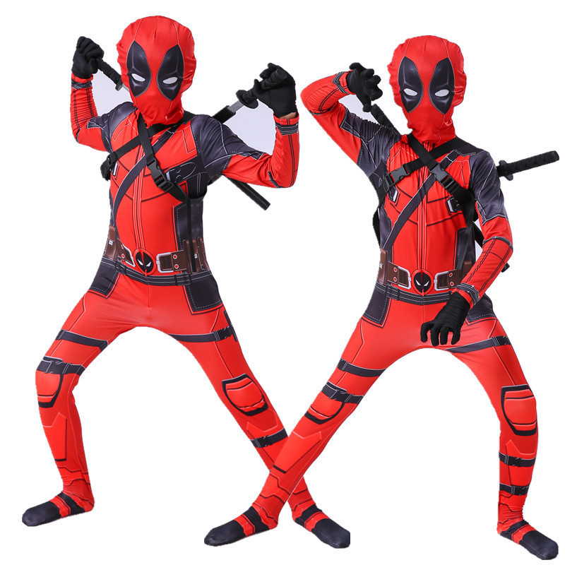 Halloween Costume Movie Red Suit Cosplay Suit Halloween Cosplay Kids Costumes