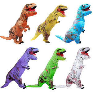 Adult Children The Original Inflatable T-rex Dinosaur Costume Halloween cosplay costume