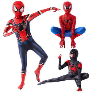 Best Selling Kids Clothing Spider Man Cos Jumpsuit Miles Expedition Suit Halloween Anime Costume