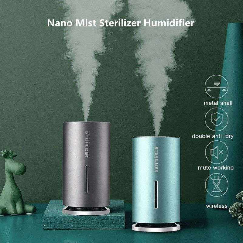 Hot Sale Auto Induction Spray Stainless Steel Aluminum Car Humidifier HOCL Aromatizer Diffuser Humidifier for Growroom