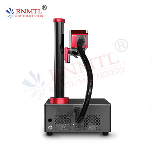 Cheap Handheld Small 20w 30w 50w  Fiber Laser Marking Machine For Metal Marking With Rotary