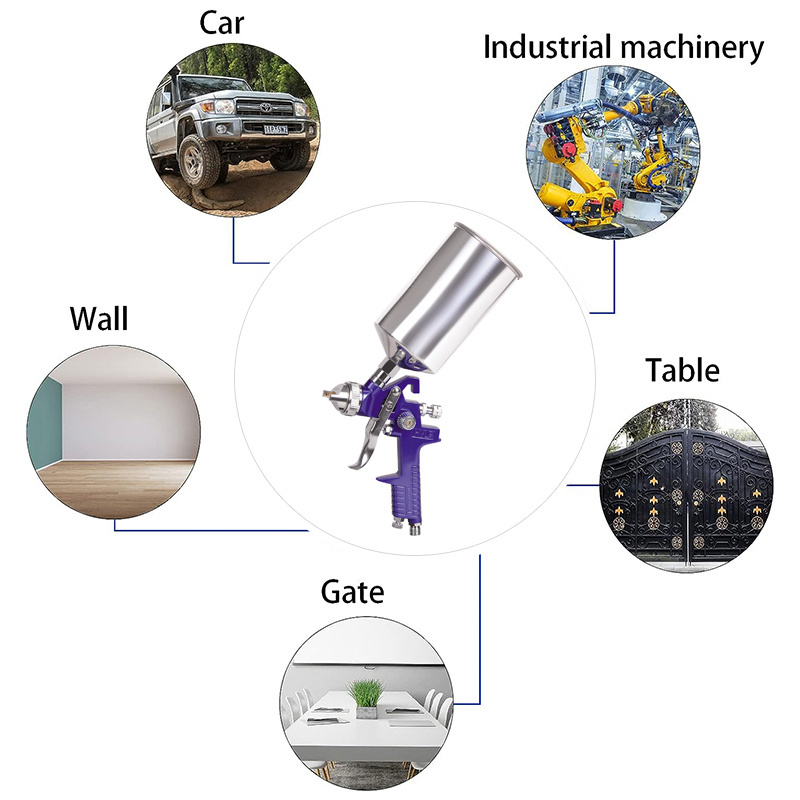 RN RUINUO H827A  High-Pressure Best HVLP Pistolas Para Pintar Carros Paint Sprayers for Home Exterior