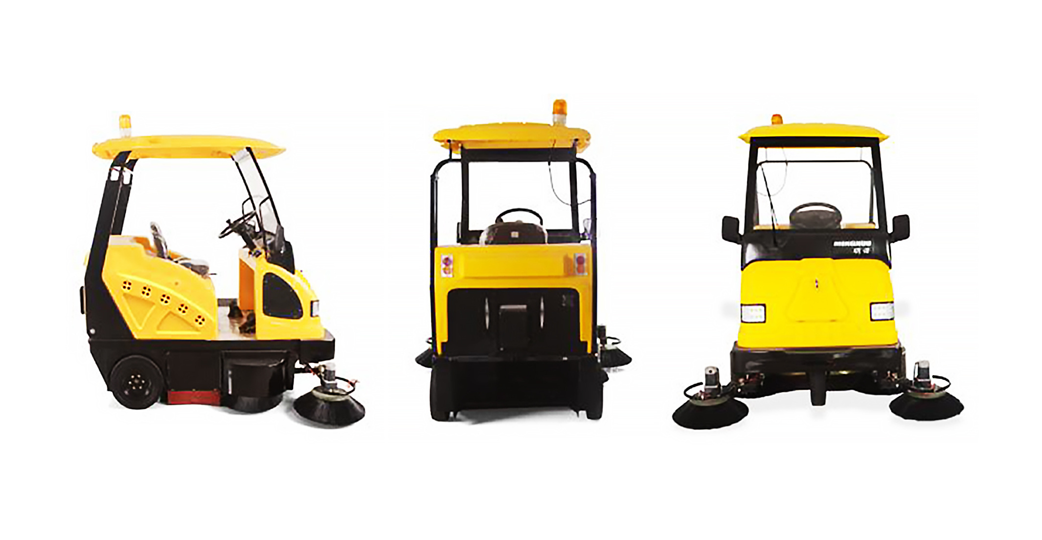 RNKJ Brand Electric Ride On Clean Street Road Sweeper Vehicle for Outdoor