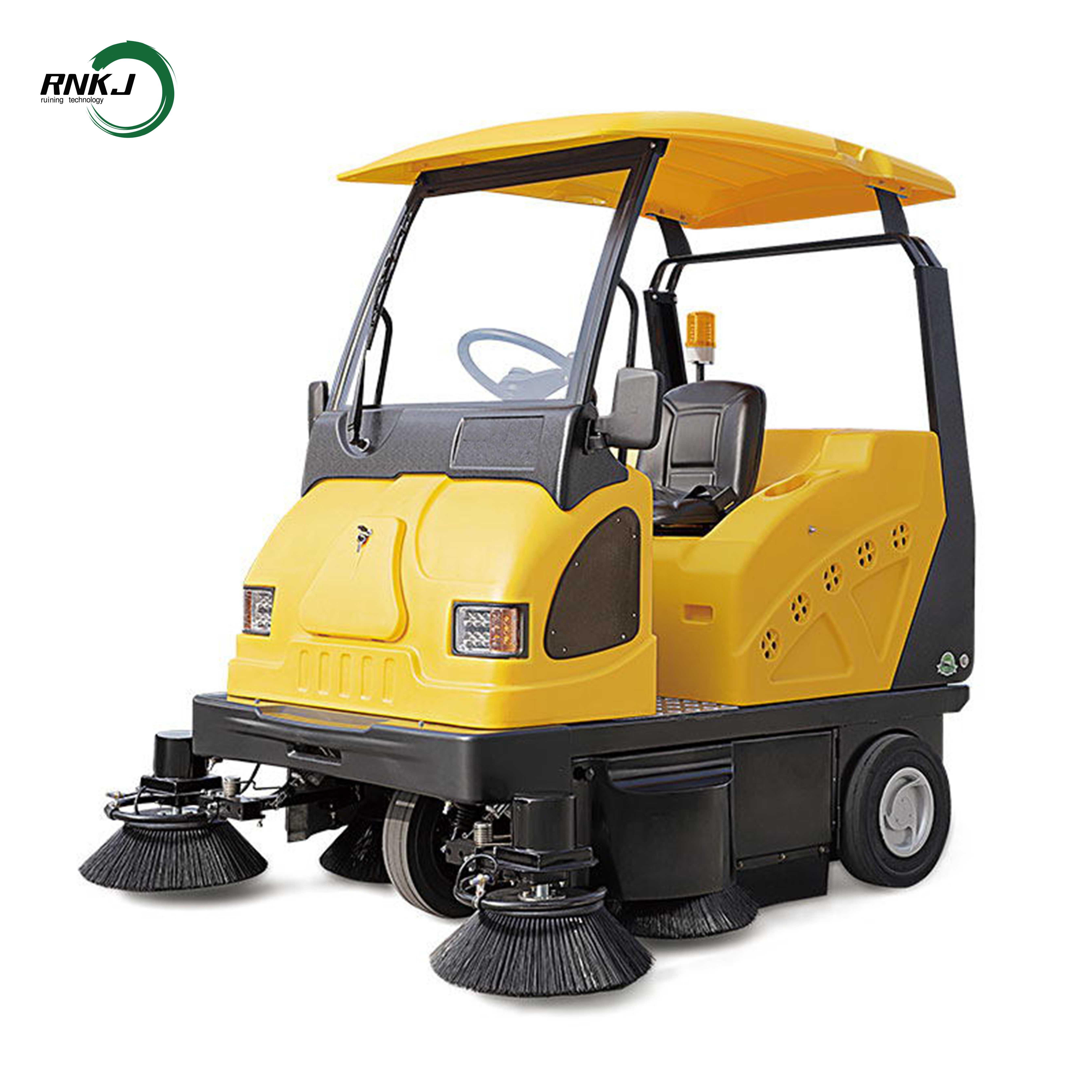 Tile Washing Robot Walk Artificial Grass Power BroomCleaning Machine Street Sweeper Walk Behind Floor Scrubber