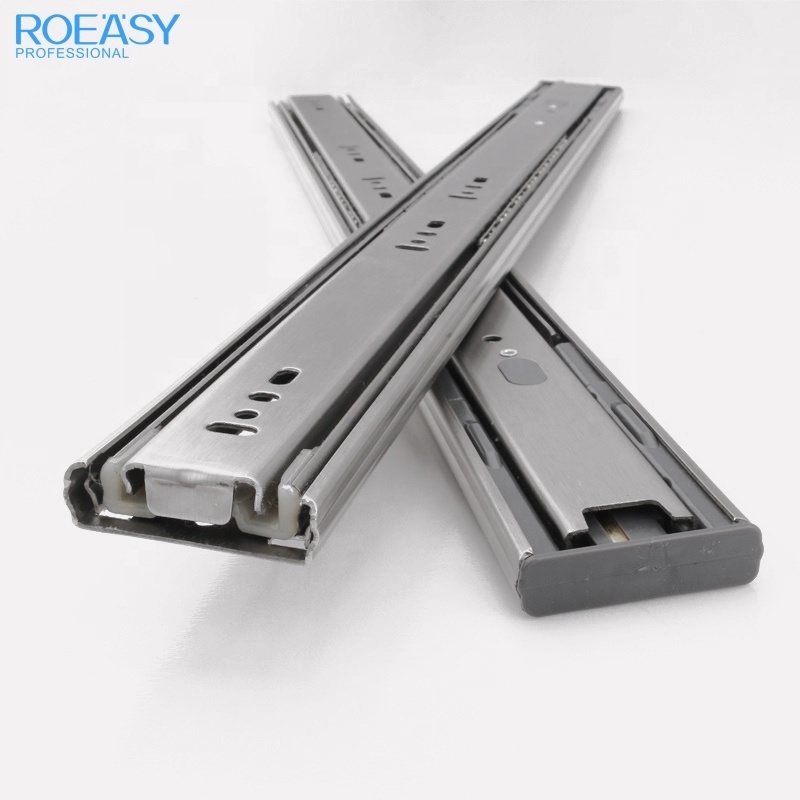 ROEASY Stainless Steel Soft Closing Ball Bearing Drawer Slide Telescopic Channel us general tool box parts drawer slides