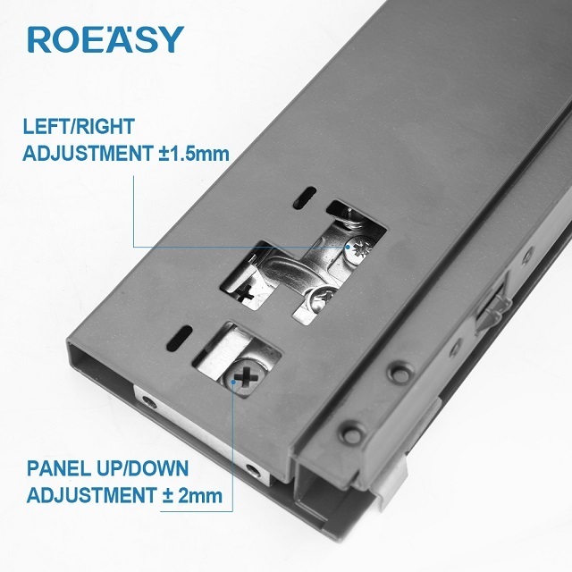 ROEASY slim drawer box drawer slides guides soft close slim sliding system sliders slide boxes handles cabinet fittings