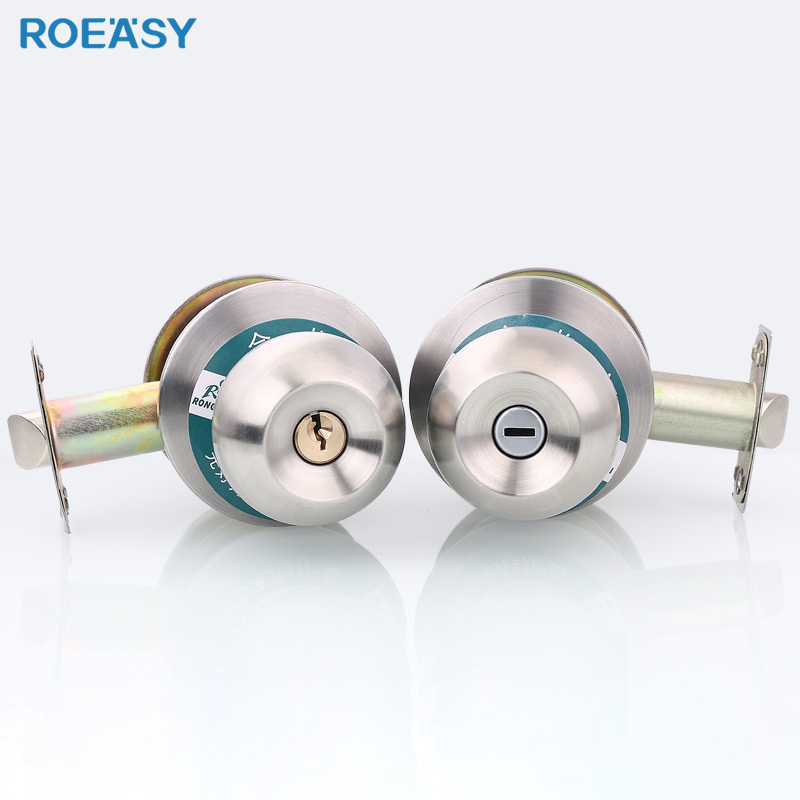 ROEASY stainless steel  587 AB-ET  cylindrical lock bedroom bathroom cylindrical Entrance door bathroom door lock tubular lock