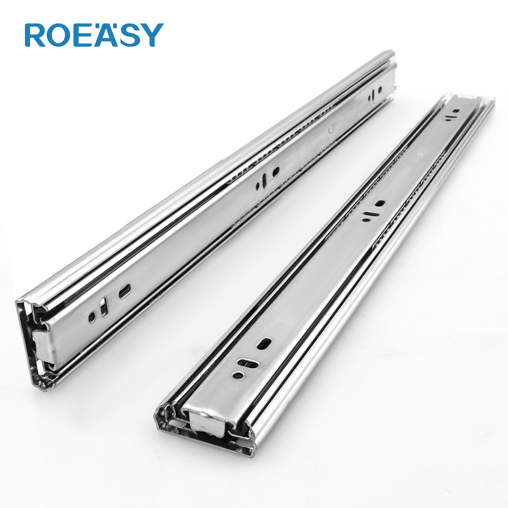 ROEASY Furniture Kitchen Cabinet 45mm us general tool box parts drawer slides Telescopic Channel Drawer Slide