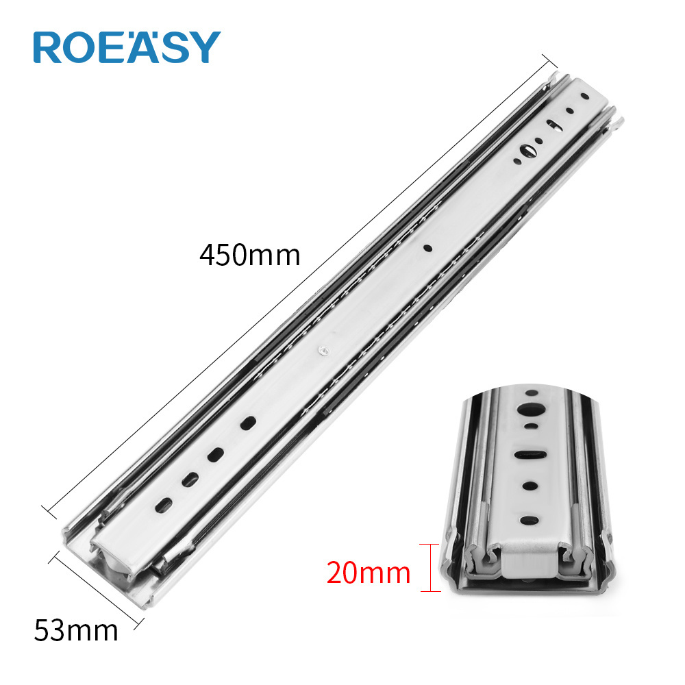 ROEASY channel heavy duty Kitchen Cabinet soft close matco tool box drawer slides slide