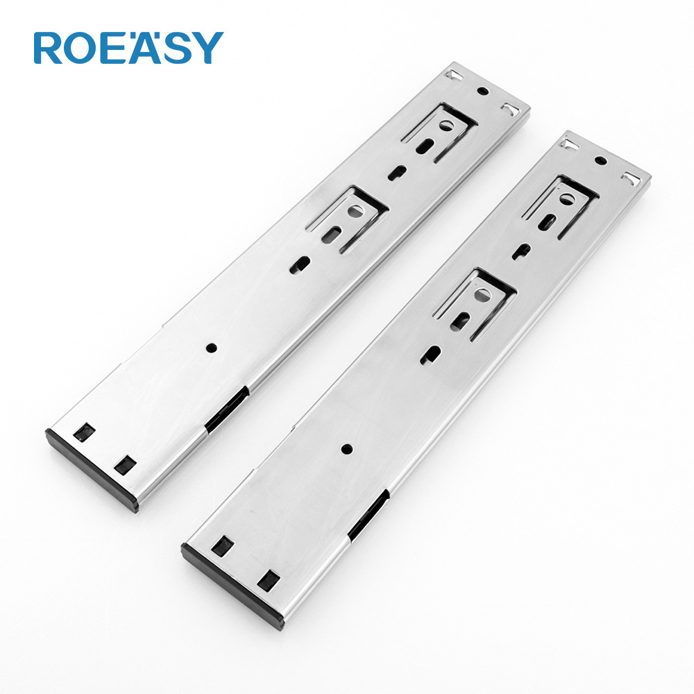 ROEASY Full Extension 45mm Soft Close Interlock Slide Anti Tilt Drawer Slides Cabinet Parts