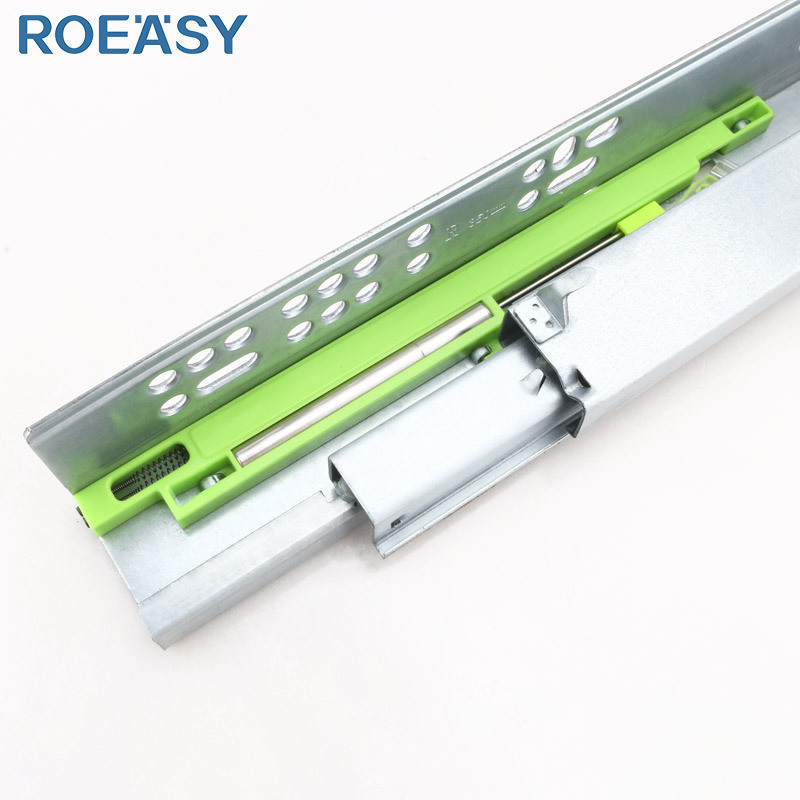 3 Fold Full Extension Hidden Telescopic Rails Soft Close Undermount Concealed Drawer Slide