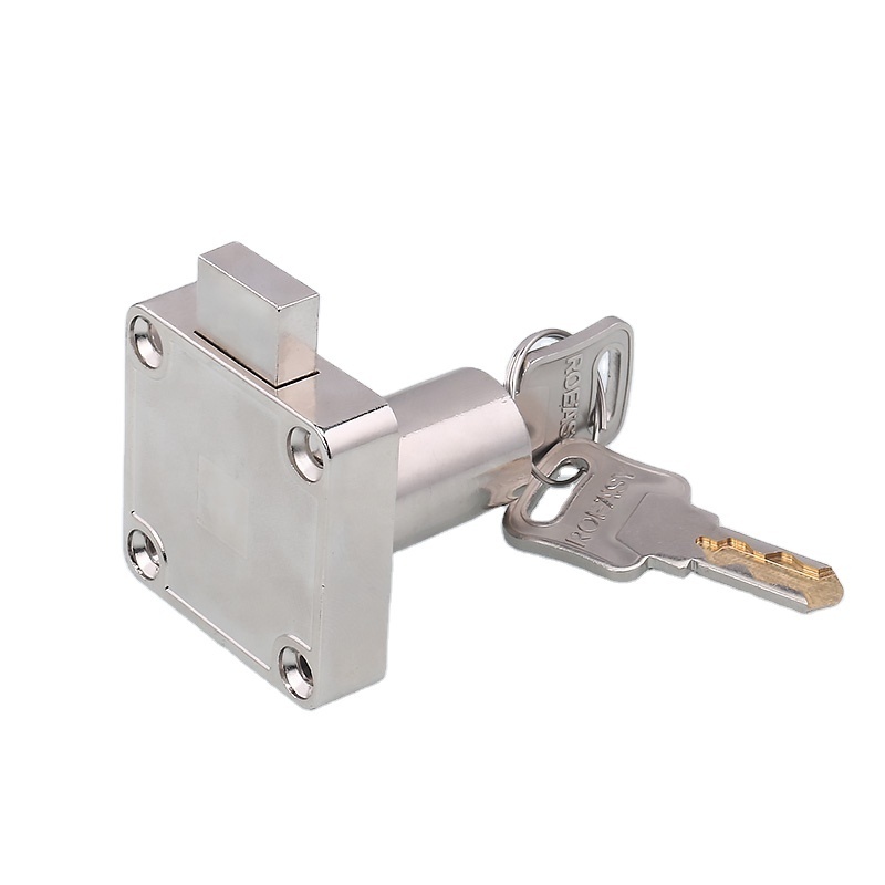 ROEASY 338-22 High Quality Zinc Alloy Furniture Lock Drawer Lock Cupboard Lock with 6MM Latch 22MM Cylinder