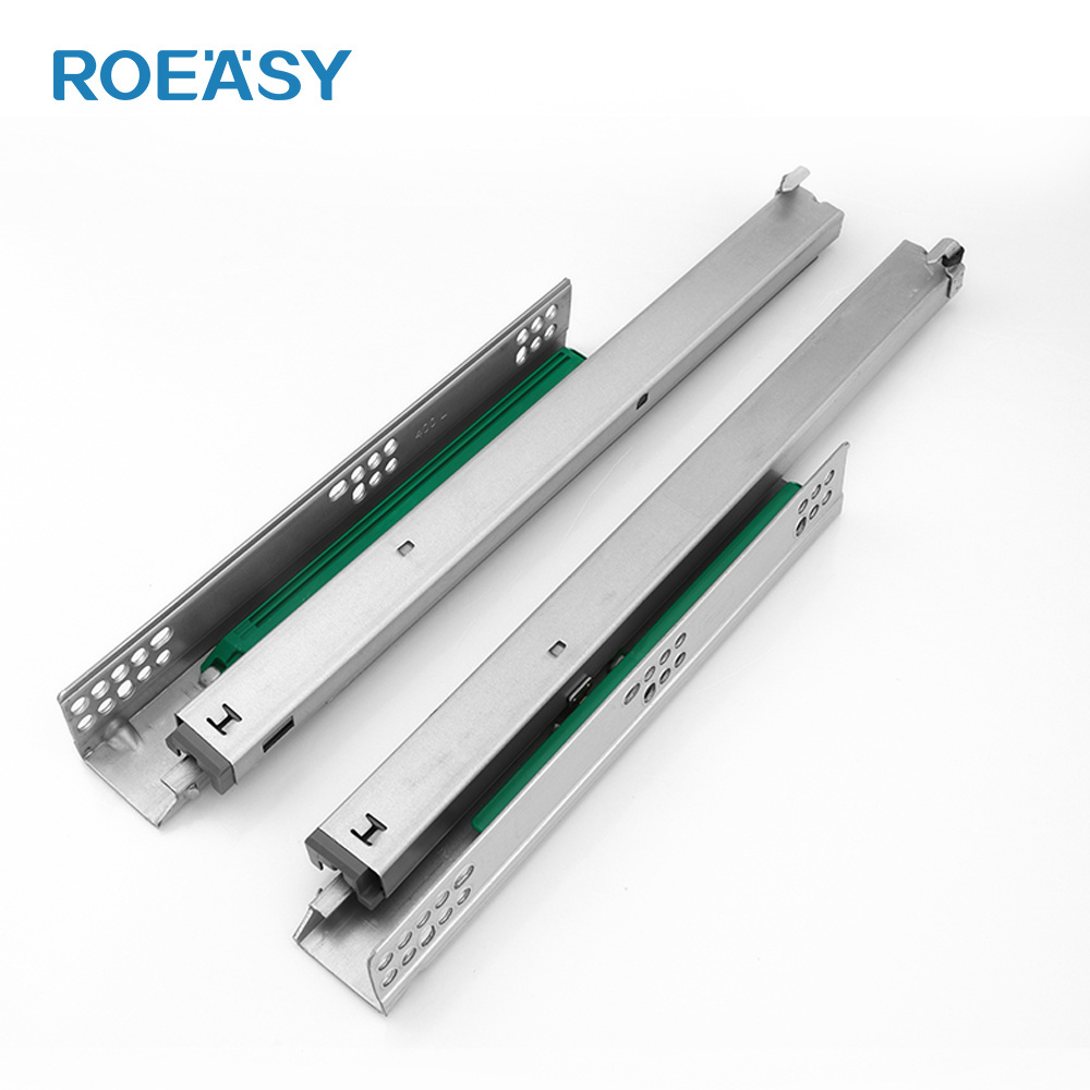 ROEASY Bottom Mount Slide Heavy Duty Soft Close Full Extension Under Mounted Drawer Slide for Kitchen