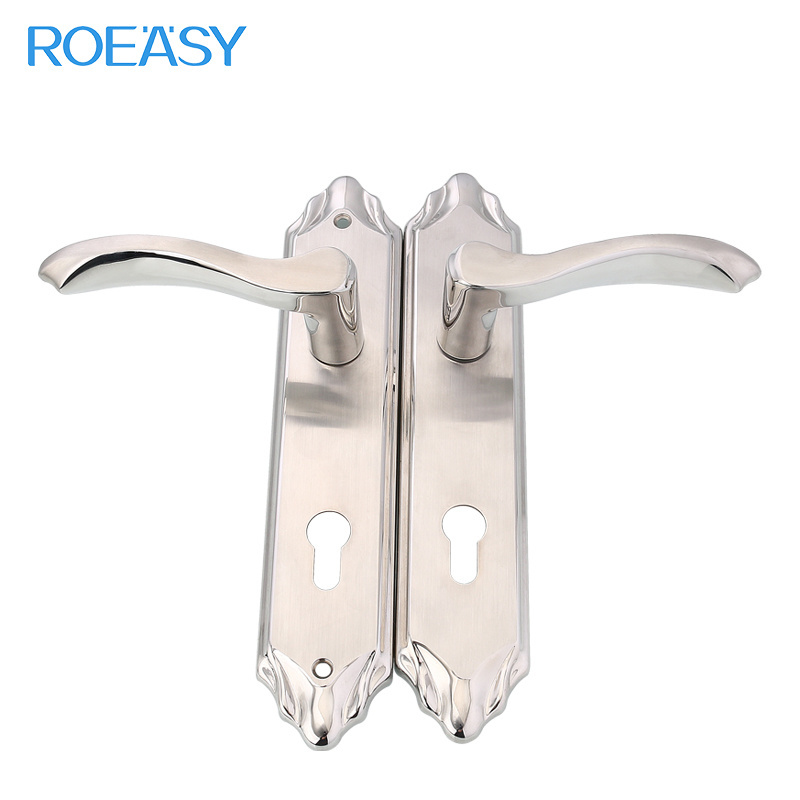 ROEASY LB-0809 Full Set Stainless Steel Privacy Door Security Entry Lever Mortise Hotel Handle Lock