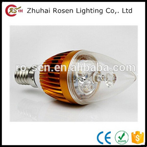 Hot Sale Fashion Style Filament Candle Led Bulb Lighting E27 E14 Lights Bulb Led