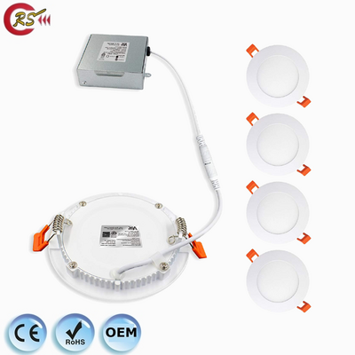 4-Inch 9W 15W 120V Led Downlight Recessed Ultra Thin LED Panel Light Retrofit Downlight Wafer Panel Slim IC Rated ETL