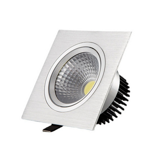 Wholesale cob led spotlight 3w 5w 7w 9w Champagne gold color 85-265v 185-265v led spotlight