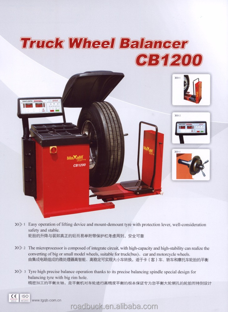 Automatic Truck Tire wheel balancer equipment wheel balancing machine CB1200