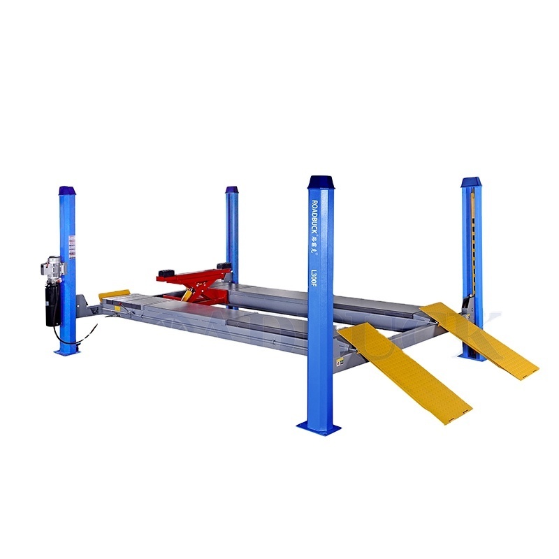 wheel aligner lift hydraulic 4 post car lift 4-440D HOT SALES