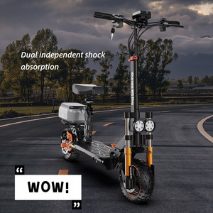 2024 Electric Scooter 1000W 17.5ah Low Clearance Alloy Frame 48V Power LED Light 70km-65km Range Unisex Electronic Assembly