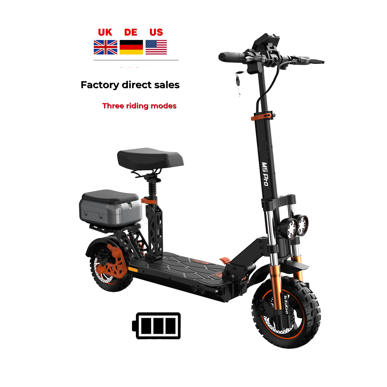 2022 visual instrument hot sale mountain road cross country two wide tyres electric scooters