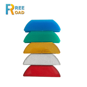 Road safety plastic reflex reflector for road studs