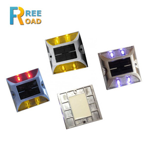 4 LED double sides reflector Solar powered road studs/solar cat eyes