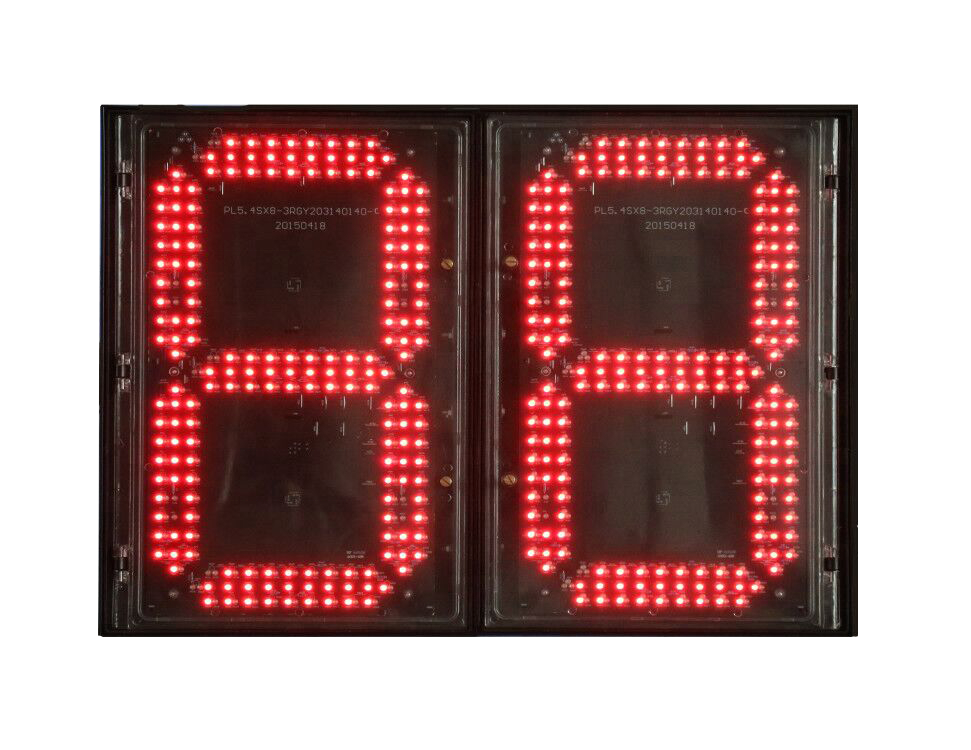 LED vehicle digital countdown timer traffic signal light