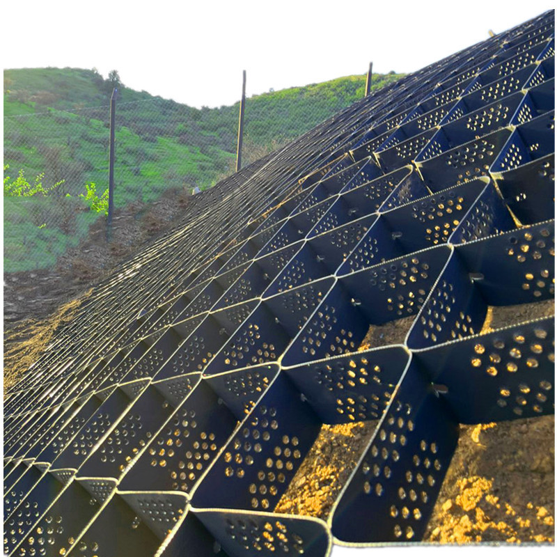 HDPE Geocell Cellular Confinement System for retaining wall