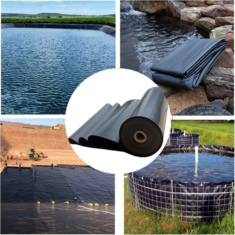 Taian Road 0.5mm 0.75mm 1.5mm 2mm 2.5mm HDPE Geomembrane 1mm Fish Pond Liner