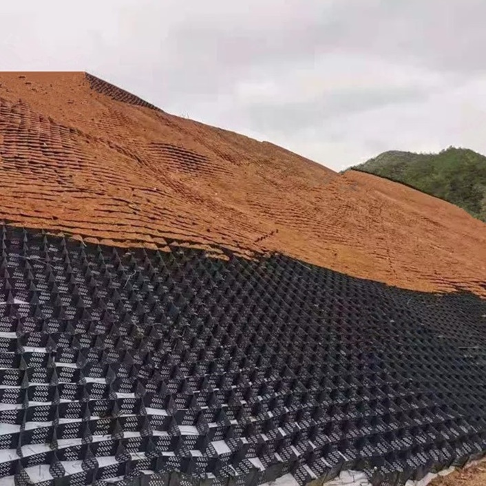 HDPE Geocell Cellular Confinement System for retaining wall