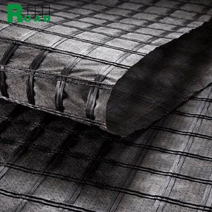 Plastic Polyester Geogrid Fabric Grating Retaining Wall for Terminal Road Construction