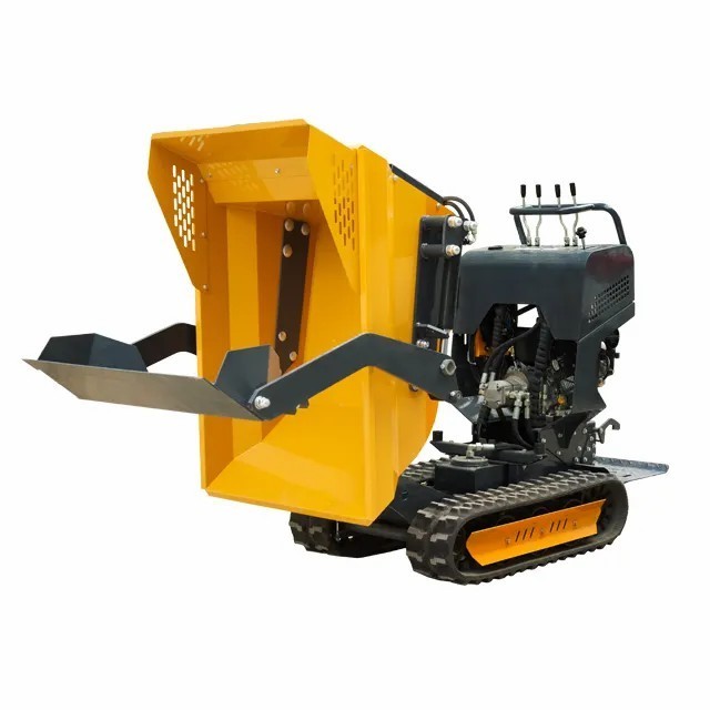 Mini Track Dumper 500kg 1000kg Mini Dump Truck Gasoline Diesel Electric Crawler Mini Dumper