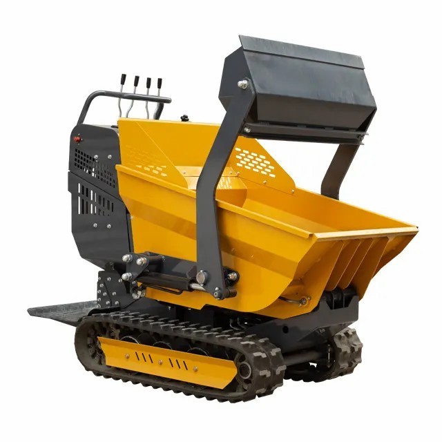 Mini Track Dumper 500kg 1000kg Mini Dump Truck Gasoline Diesel Electric Crawler Mini Dumper