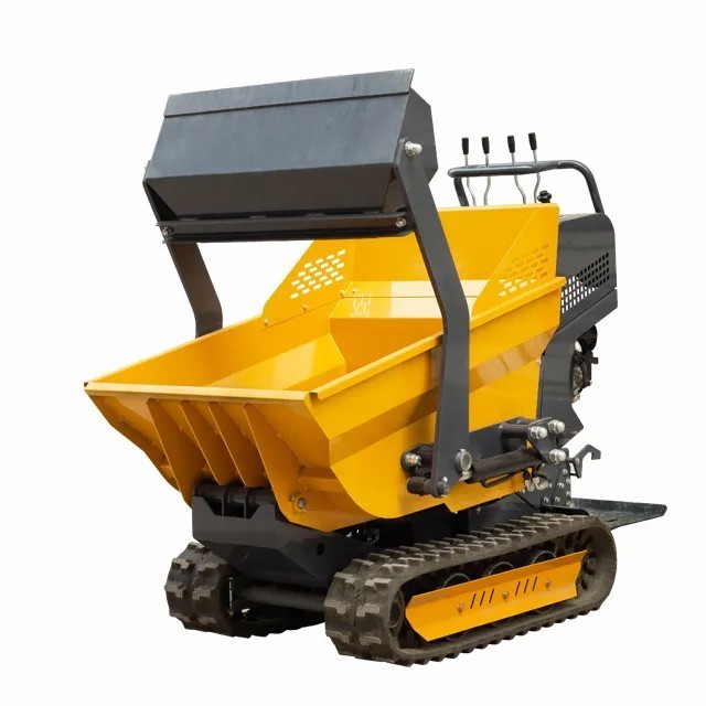 Mini Track Dumper 500kg 1000kg Mini Dump Truck Gasoline Diesel Electric Crawler Mini Dumper