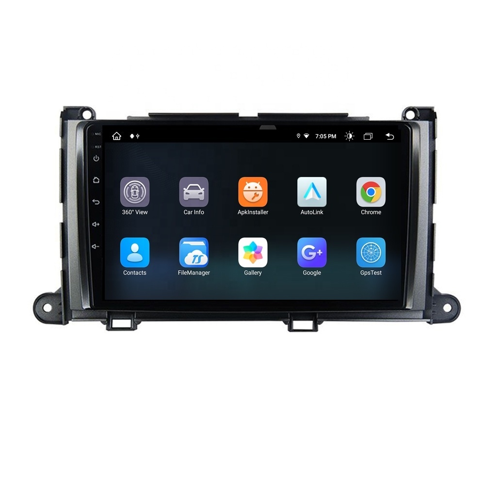 RoadNavi Android 13 Car Radio for TOYOTA Sienna 2013-2020 CarPlay Gps Navi 4G 360 Camera