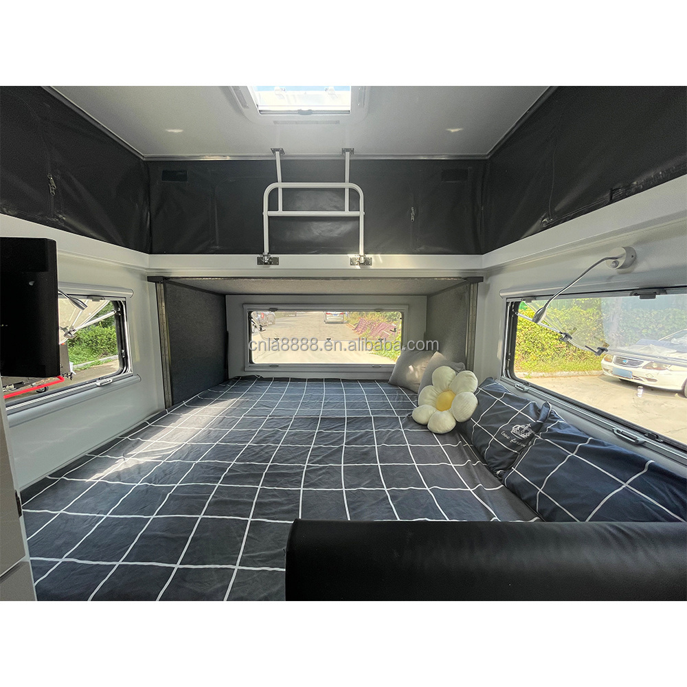 High quality luxury caravan trailer mobile caravan trailer off road caravan