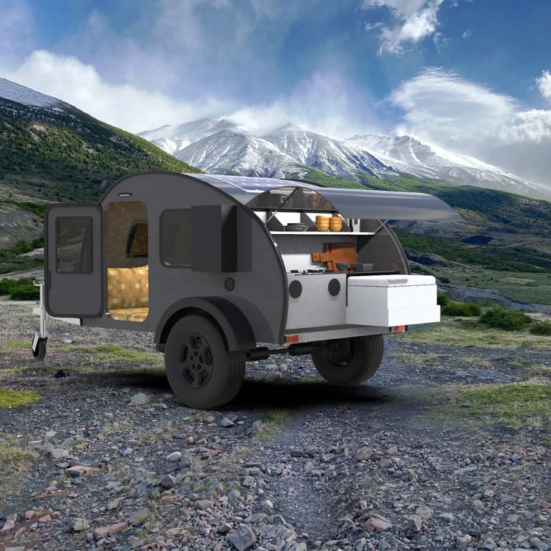 Wohnwagen Teardrop 2022 Holiday Camper 2021 Mini Max From Little Guy Of Road Teardroptrailercamper Tiny House Caravan