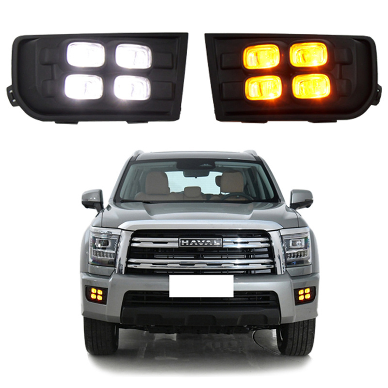 NEW ARRIVAL DRL for GWM Hover Haval H5 2023 2024 LED daytime running fog light with Turn Signal driving Lamp auto parts