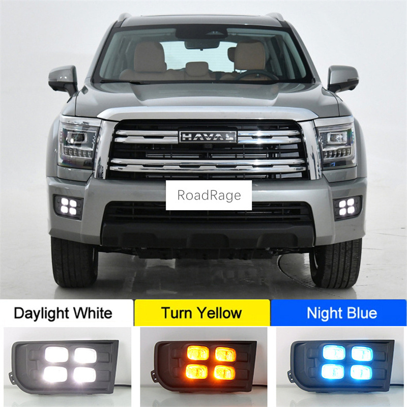 NEW ARRIVAL DRL for GWM Hover Haval H5 2023 2024 LED daytime running fog light with Turn Signal driving Lamp auto parts