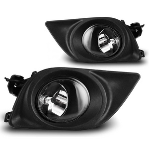 Clear Lens Black Housing Fog Lights Kit for Nissan Versa sunny almera  2012 2013 2014 with switch Wire harness