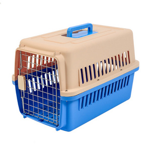 Wholesale Pet Carrier Ventilate Foldable Portable Plastic Dog Cage