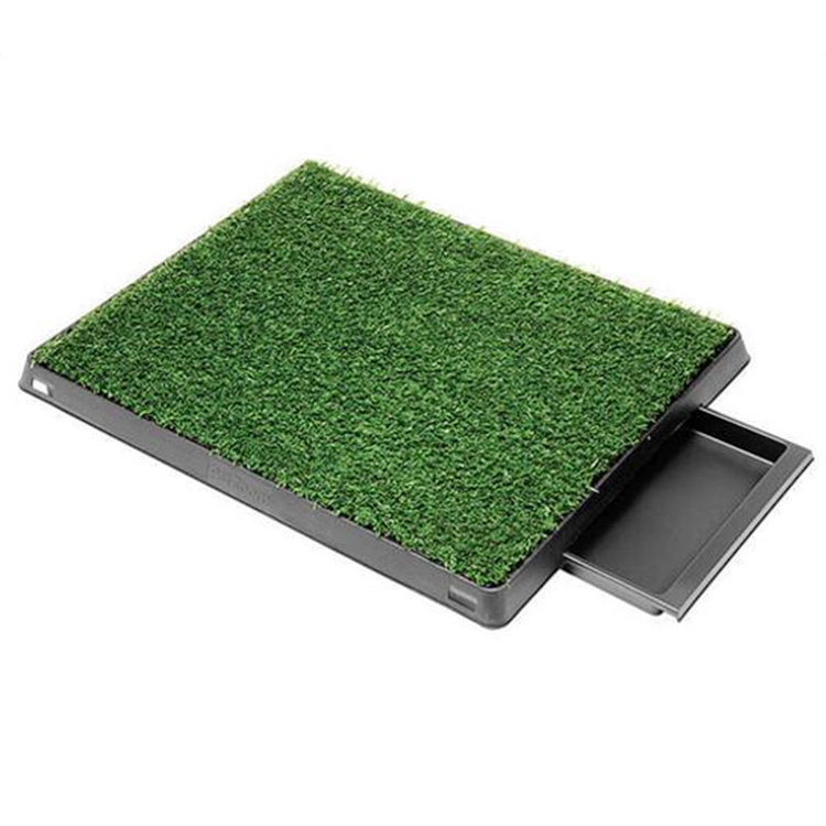 3-Layers Dog Potty Tray Pet Puppy Training Toilet Pad Indoor Plastic Grass Mat For Housebreaking Your Dog