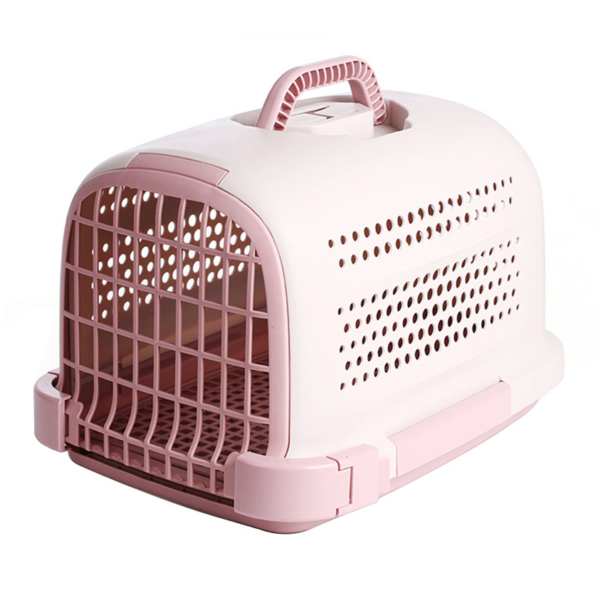 Super Space Breathable Plastic Airline Approved Pet Carrier