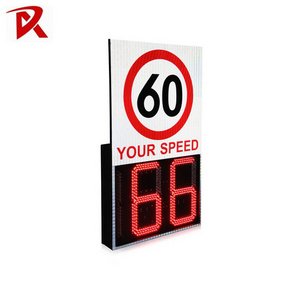 Precise Radar Speed Indicator Solar Outdoor Speed Measuring Device Solar Powered Radar Speed Limit Sign